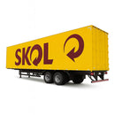 Miniatura Caminhão SC124 6x4 Com Controle Remoto + Carreta de BRINDE e Som Bluetooth (OFERTA DE CARNAVAL)